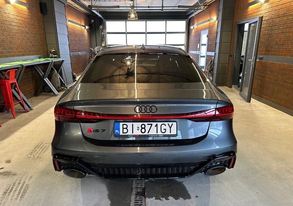 Audi RS7 cena 419000 przebieg: 52900, rok produkcji 2020 z Białystok małe 67